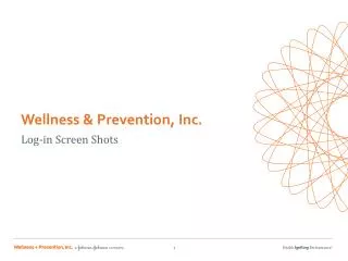Wellness &amp; Prevention, Inc.