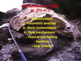 Introduction to Folds (p. 372-413)