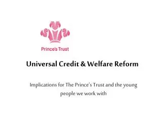 Universal Credit &amp; Welfare Reform
