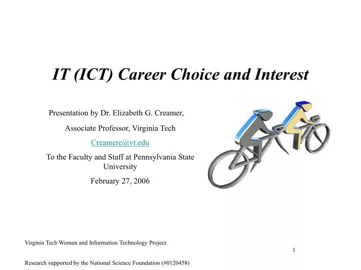 it ict career choice and interest