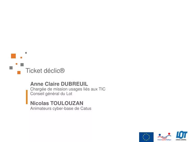 ticket d clic