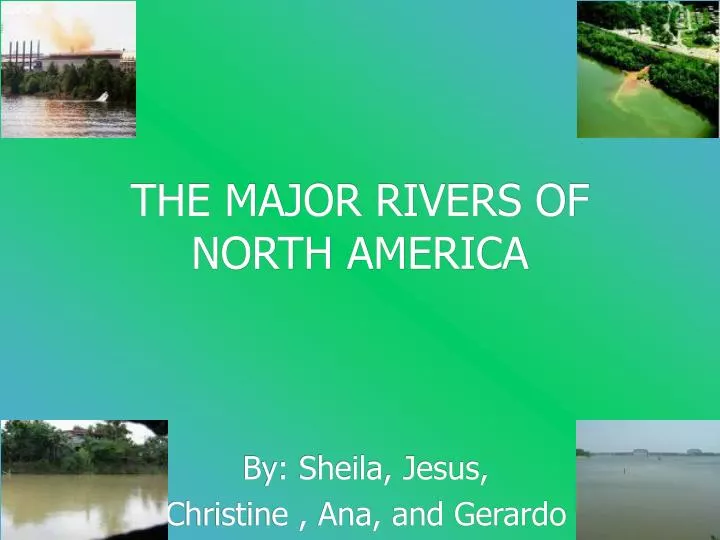 the major rivers of north america