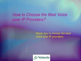Voice over IP Providers | Managed network service provider