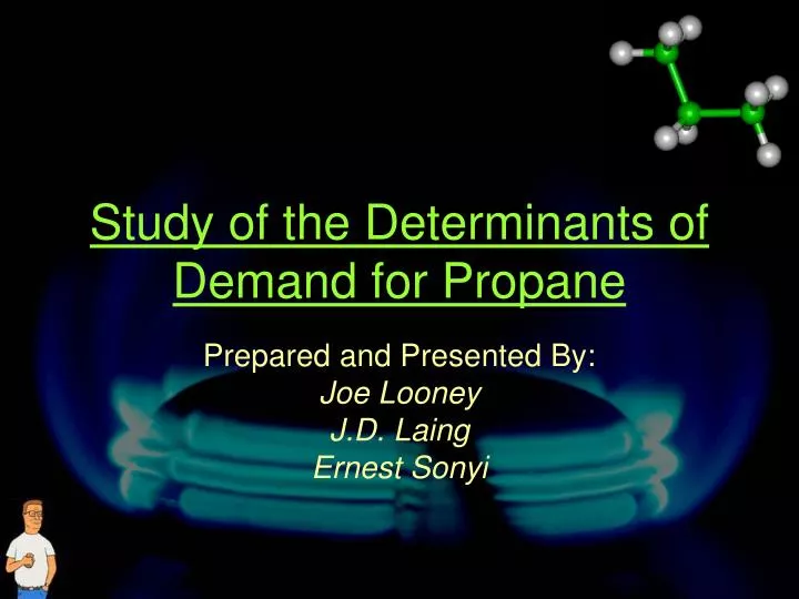 study of the determinants of demand for propane