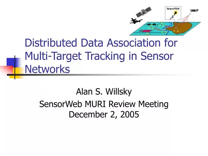 distributed data association for multi target tracking in sensor networks