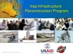 Iraq Infrastructure Reconstruction Program - slide 1