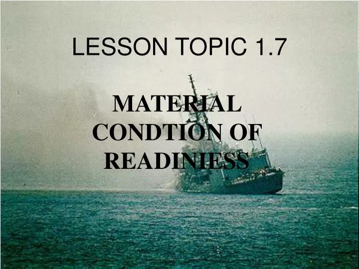 lesson topic 1 7