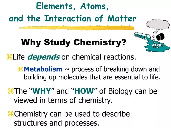 why study chemistry