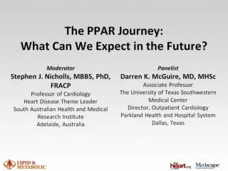 The PPAR Journey: What Can We Expect in the Future?
