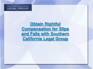 About Southern California Legal Group
