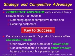 Strategy and Competitive Advantage