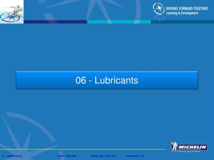 06 lubricants