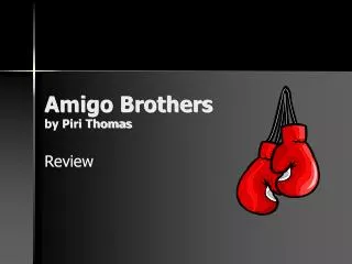 Amigo Brothers by Piri Thomas