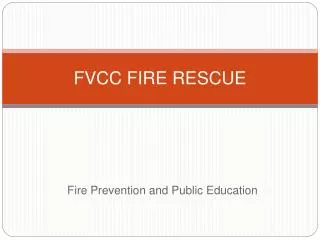 FVCC FIRE RESCUE