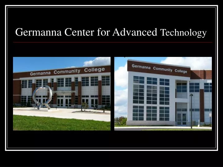 germanna center for advanced technology
