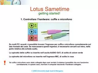 lotus sametime
