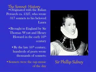 Sir Phillip Sidney