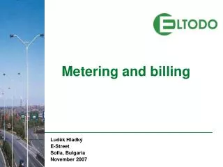 Metering and billing