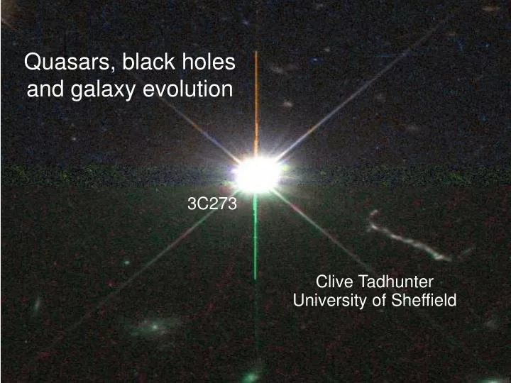 quasars black holes and galaxy evolution