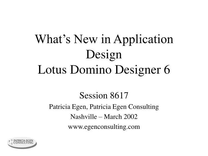 what s new in application design lotus domino designer 6
