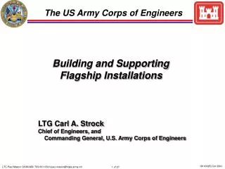 Building and Supporting Flagship Installations