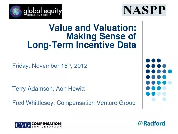 value and valuation making sense of long term incentive data