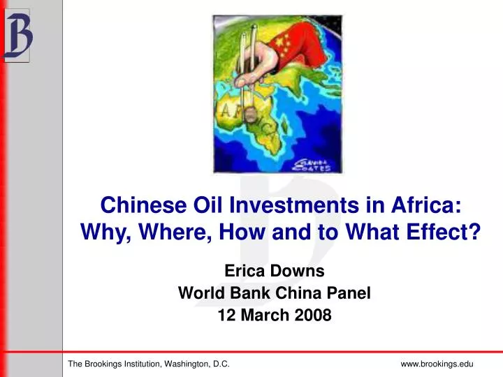 chinese oil investments in africa why where how and to what effect