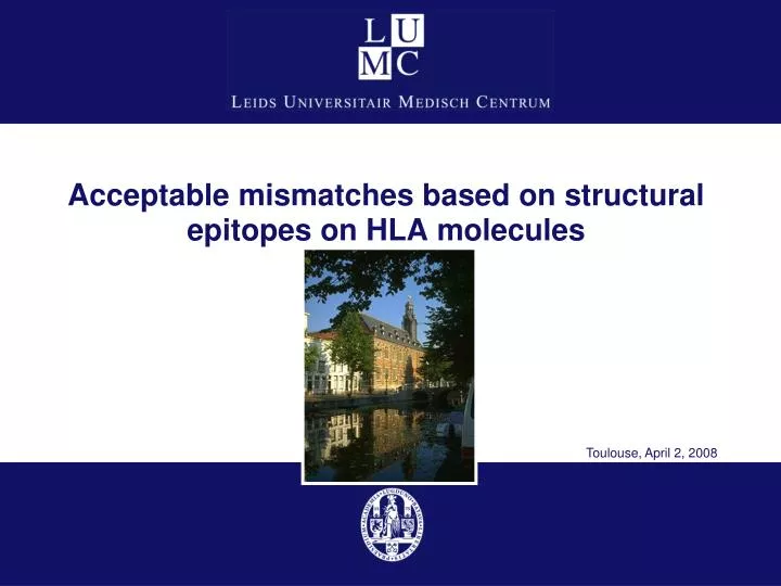 acceptable mismatches based on structural epitopes on hla molecules