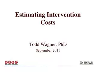 Estimating Intervention Costs