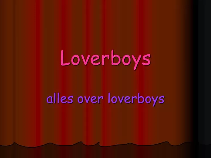 Loverboys N 