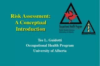 Risk Assessment: A Conceptual Introduction