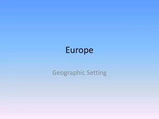 europe