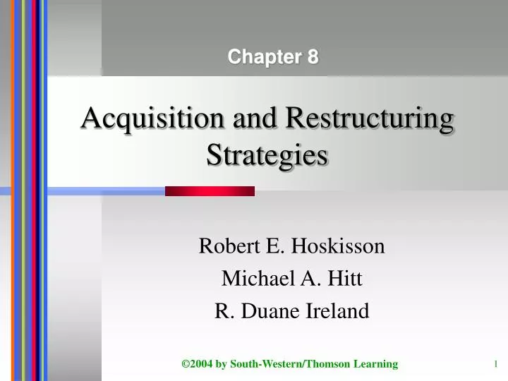 acquisition and restructuring strategies