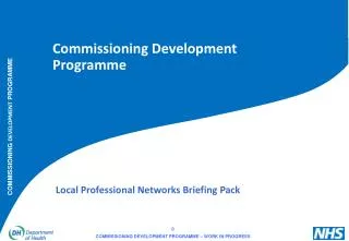 Commissioning Development Programme