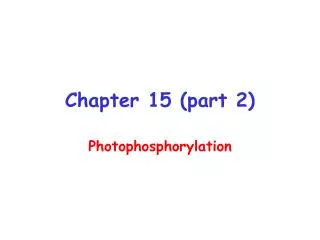 Chapter 15 (part 2)