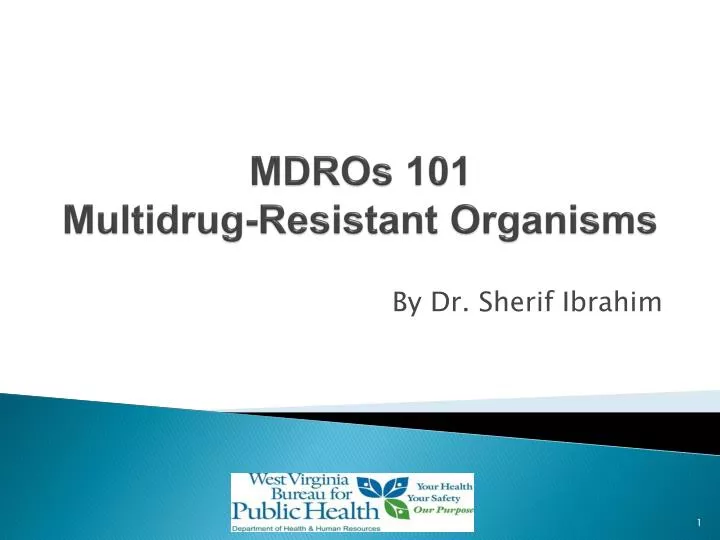 mdros 101 multidrug resistant organisms