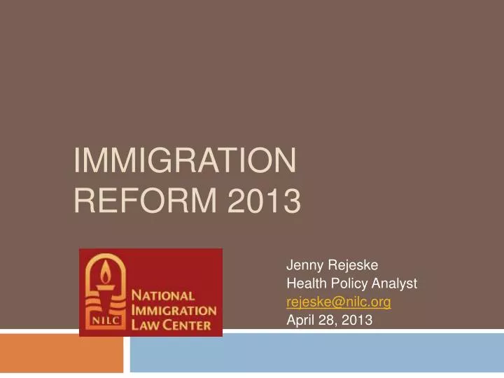 immigration reform 2013