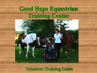 Good Hope Equestrian Training Center