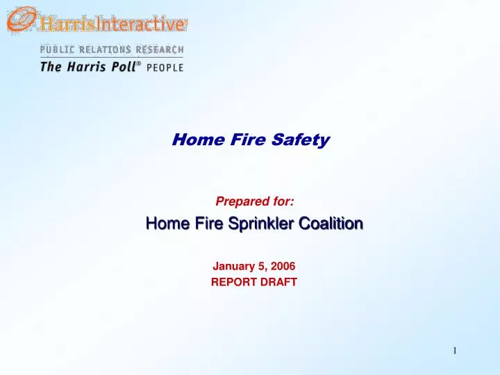 prepared for home fire sprinkler coalition january 5 2006 report draft