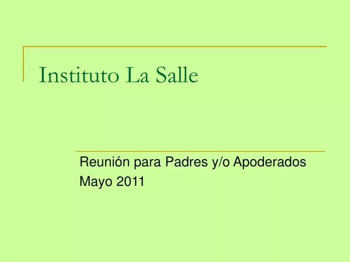 instituto la salle