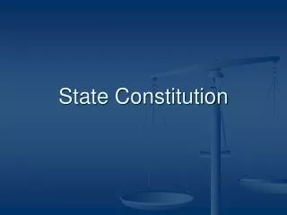 State Constitution