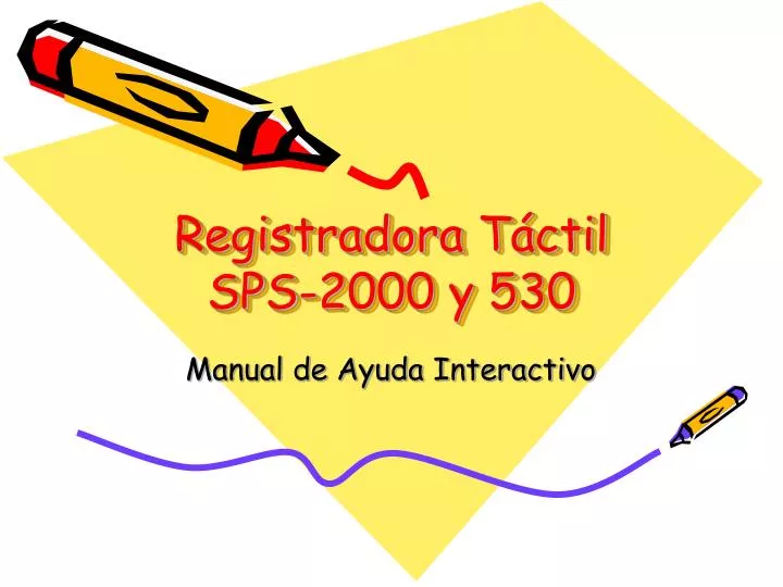 registradora t ctil sps 2000 y 530