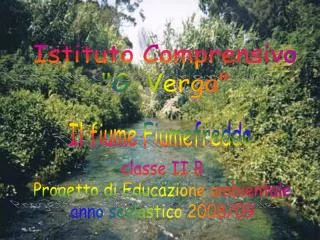 Istituto Comprensivo &quot;G. Verga&quot;