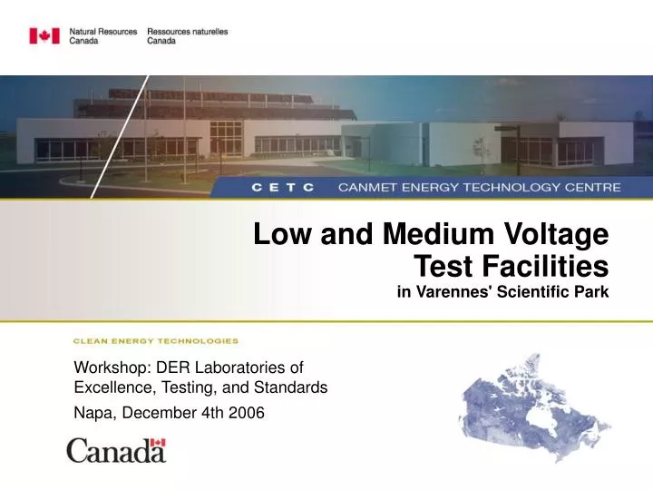 low and medium voltage test facilities in varennes scientific park