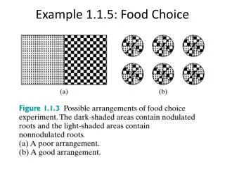 Example 1.1.5: Food Choice