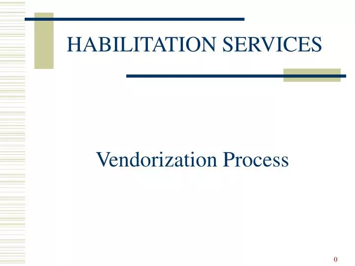 vendorization process
