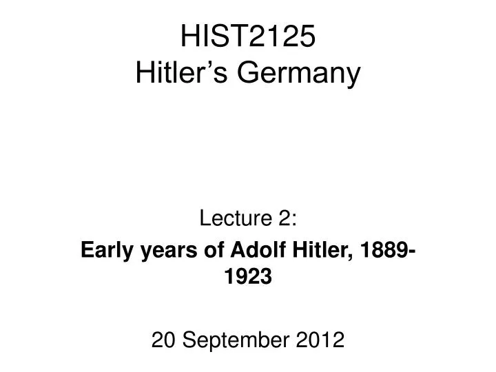 hist2125 hitler s germany