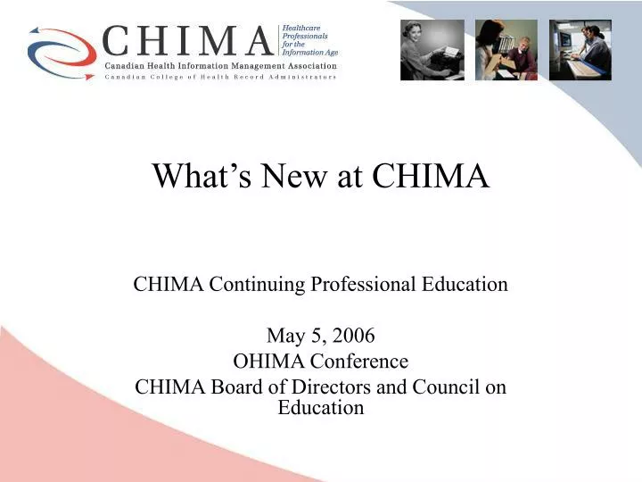 what s new at chima