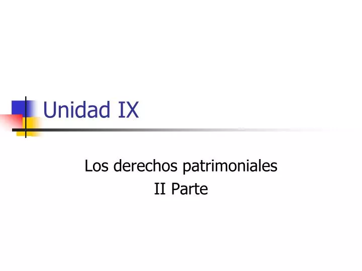 unidad ix