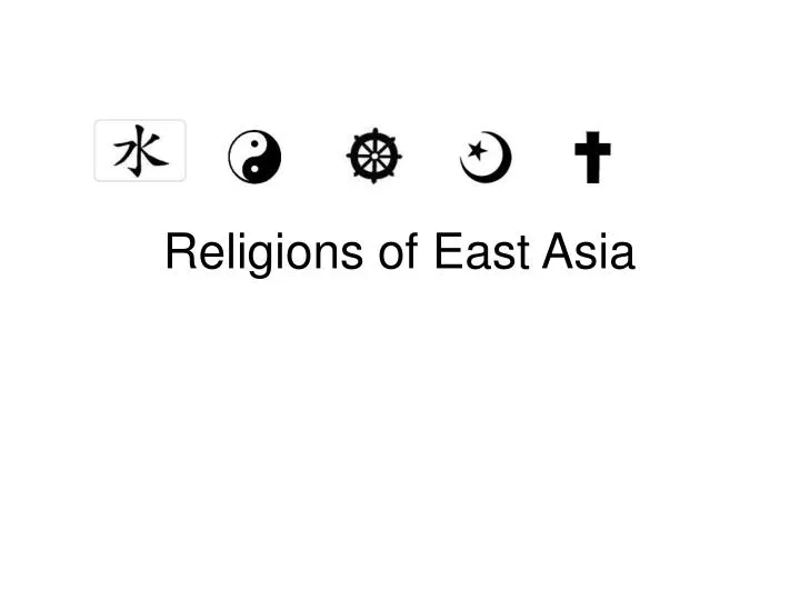 religions of east asia